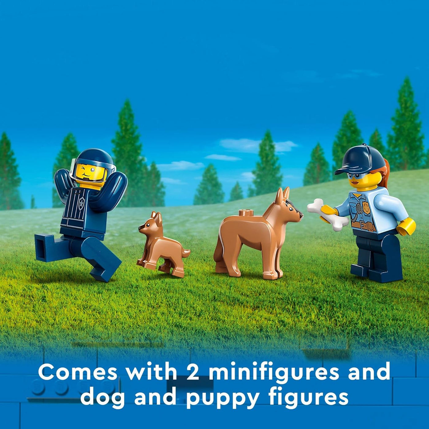 LEGO City Mobile 60369 - Coche de juguete para perros