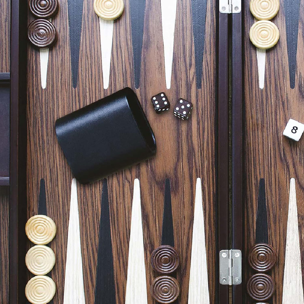 Merchant Ambassador Craftsman Deluxe Backgammon Set