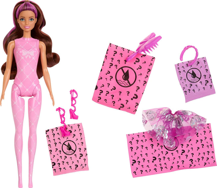 Barbie Muñeca y accesorios de revelación de color, serie bailarina,...
