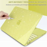 MEEgoodo Funda con purpurina para MacBook Neo de 13 pulgadas versió...