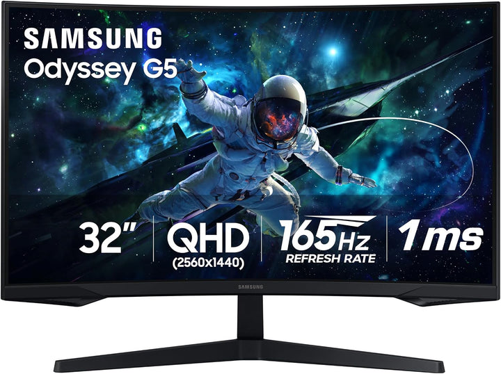 Samsung Odyssey (G55C) Series QHD 1000R - Monitor curvo para juegos...