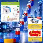 Juego de tren eléctrico para niños, 147 piezas (90 pistas de cubo) juguete