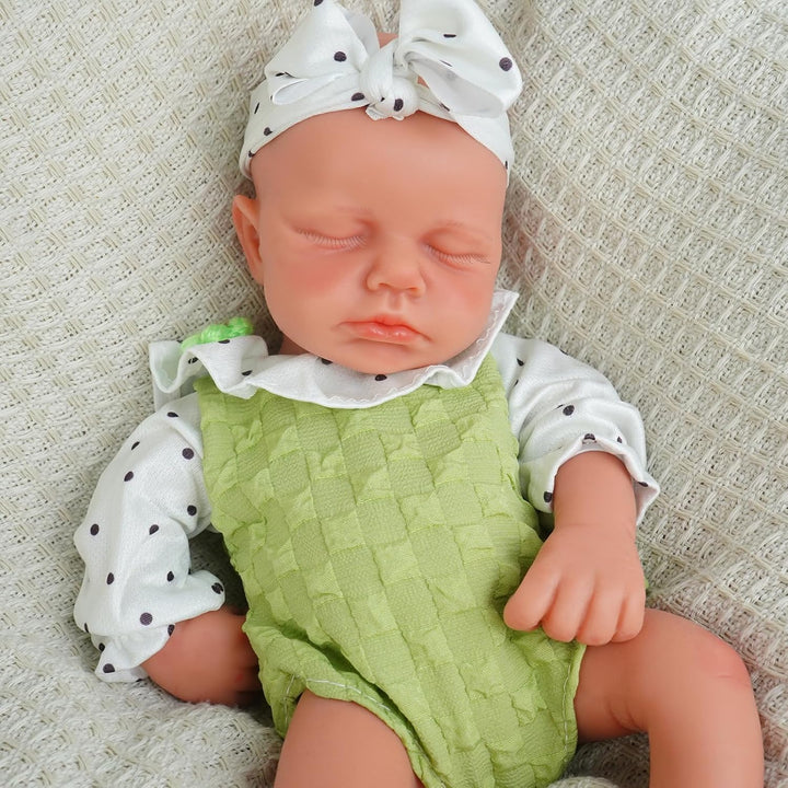 Muñeca de bebé de 12.2 pulgadas para niña, muñeca de bebé de silico...