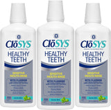 CloSYS Enjuague bucal anticáries con flúor para dientes saludables,...