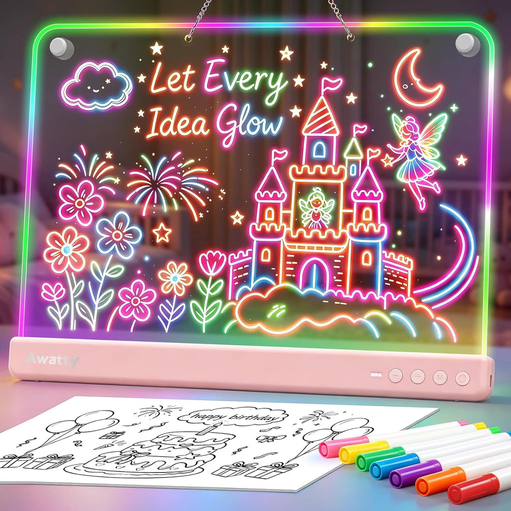 Tablero de dibujo LED de 16 pulgadas, regalos de juguetes para niños