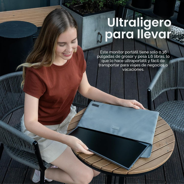 ARZOPA Monitor portátil de 15.6 pulgadas FHD 1080P \u2013 Monitor p...