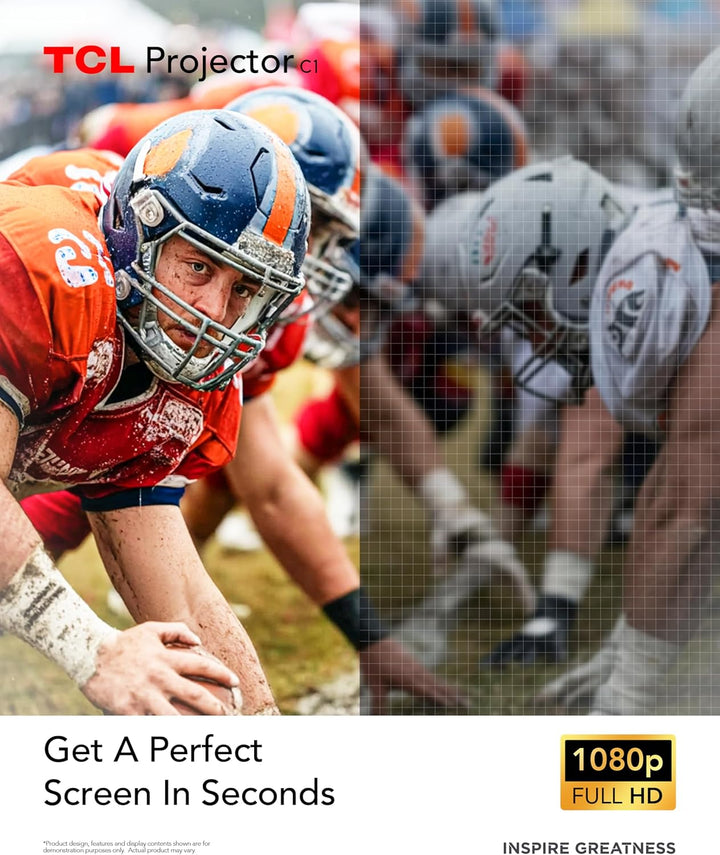 TCL Proyector inteligente C1 compatible con 4K Google TV y