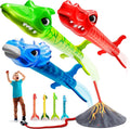 Ninja Blast Lanzacohetes de Juguete de Dinosaurio para