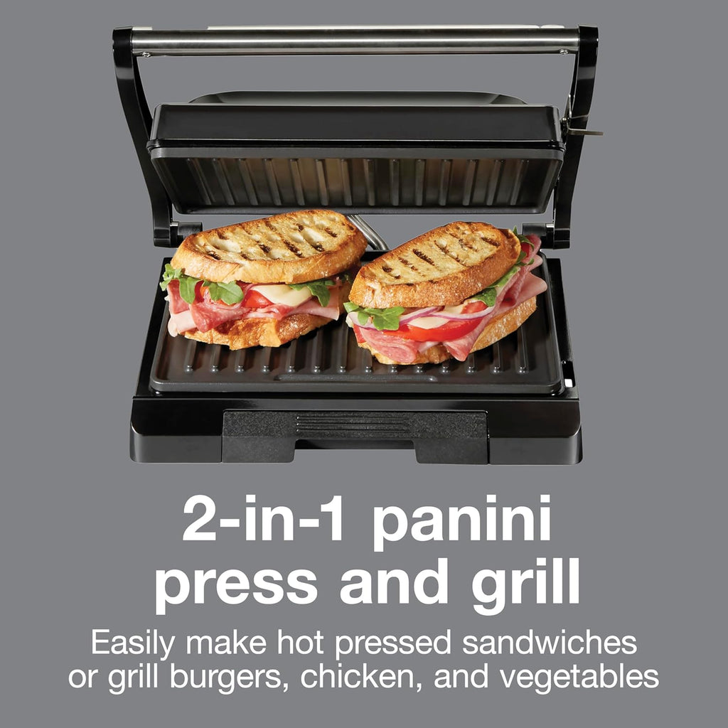 Proctor Silex Panini Press - Parrilla para sándwiches y parrilla eléctrica