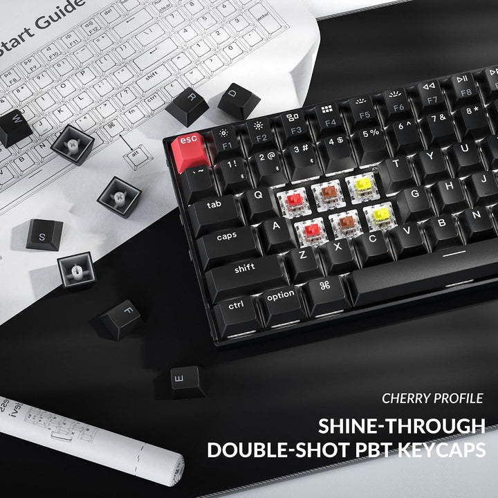Keychron K4 96% Layout QMK Opciones inalámbricas y cableadas Teclad...