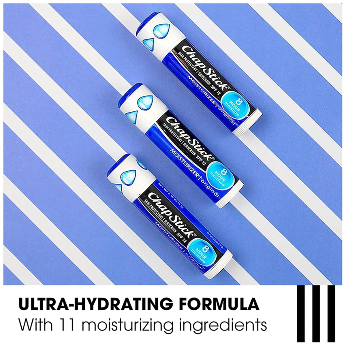 ChapStick Hidratante 2 en 1 Cuidado de labios SPF 15, original, cer...