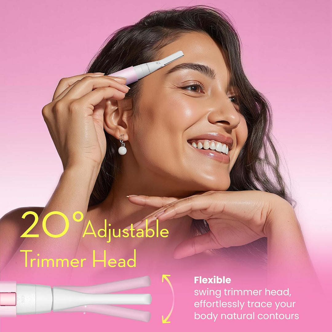 OLOV slim Depilación facial para mujeres, recortadora de cejas sin...