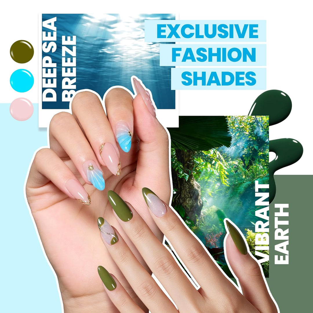 Beetles - Juego de esmaltes de uñas de gel Chroma Dreams, 100 color...