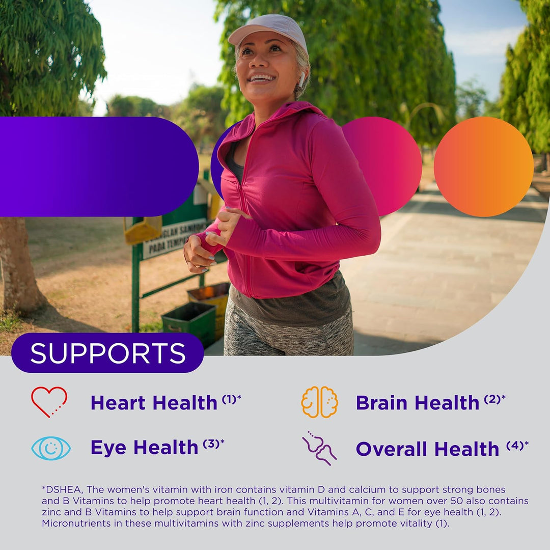 Centrum Silver - Multivitamínico para mujeres 50 Plus