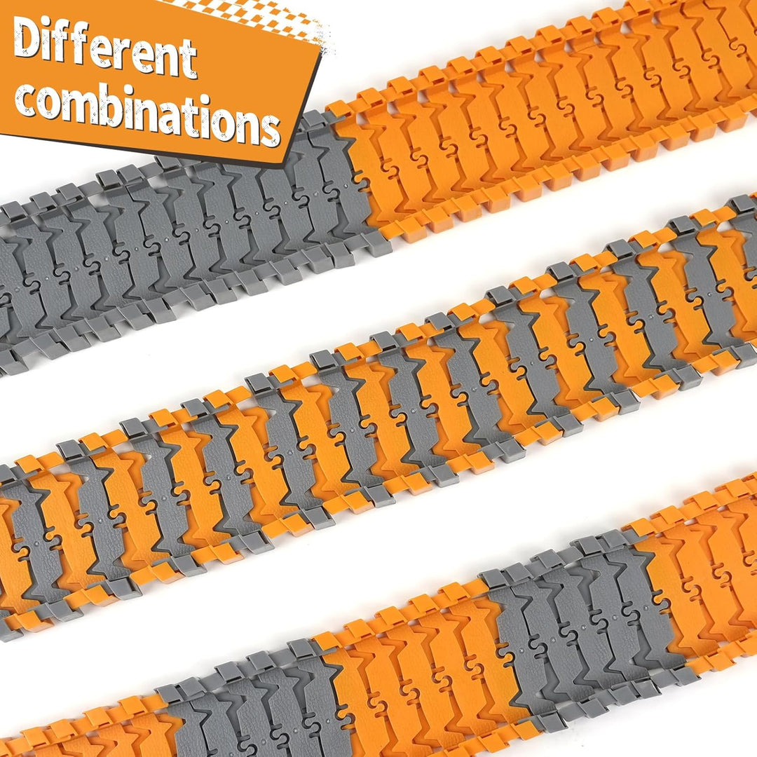 TGJH Kit de expansión de pista flexible de construcción de 100 piez...