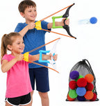 Juego de lanzador de globos de agua, 1 lanzador estilo arco, 12 bolas de