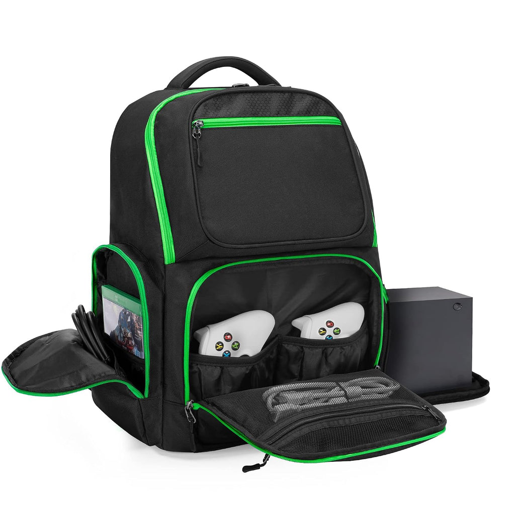Trunab Mochila compatible con Xbox Series X/S, funda de transporte con