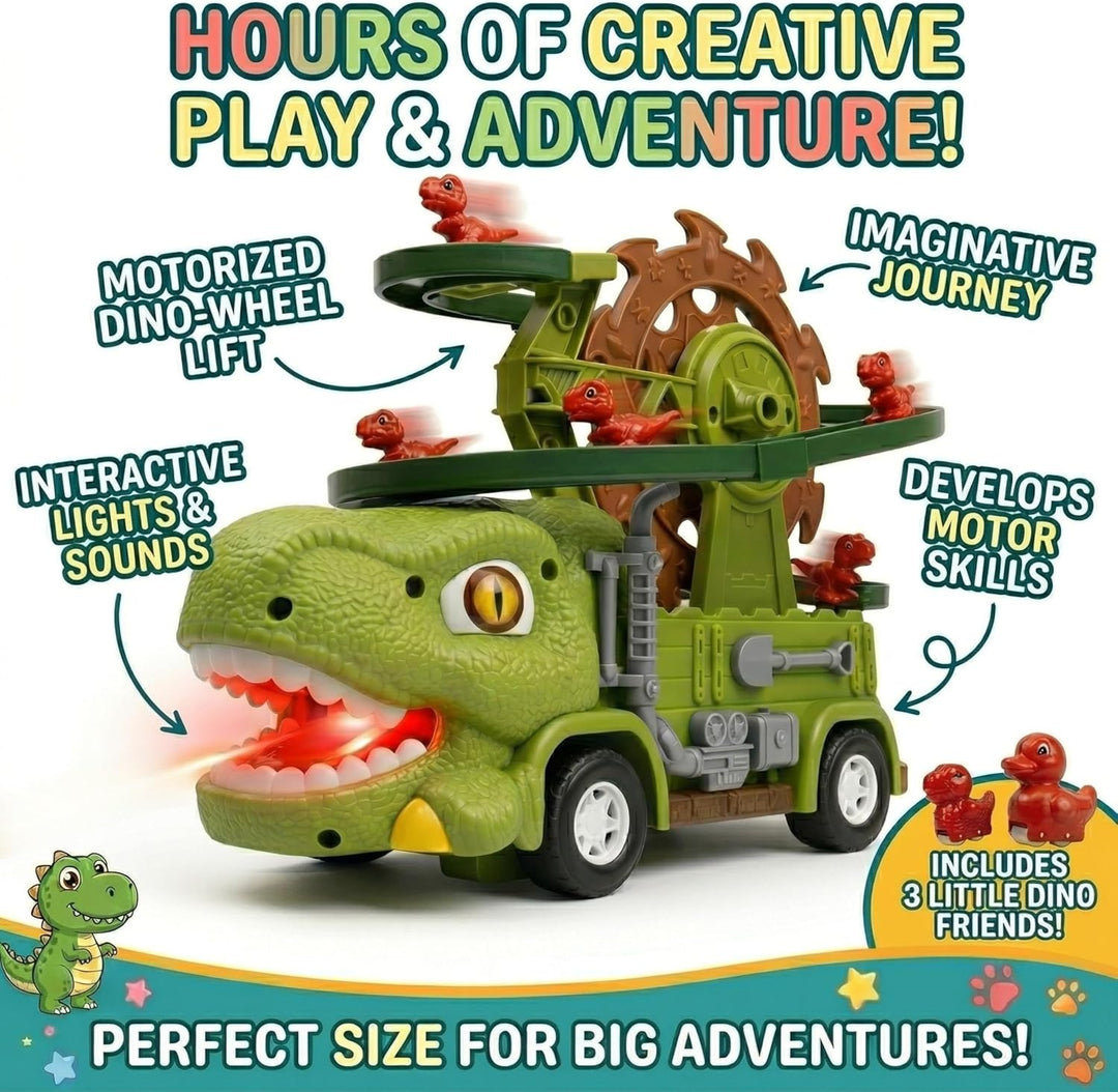 Juguete de camión de dinosaurio para niños de 3, 4, 5, 6, 7 y 8 año...