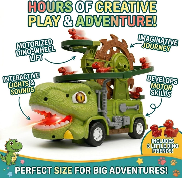 Juguete de camión de dinosaurio para niños de 3, 4, 5, 6, 7 y 8 año...