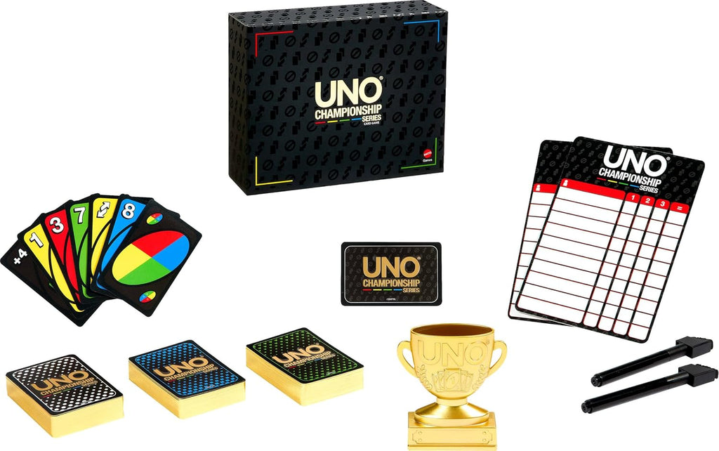 Mattel Games UNO Championship Series Expanded Tournament Set, Ages 7+