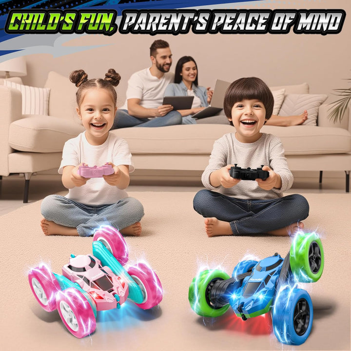 Hamdol Auto RC mejorado para niños, vehículo de acrobacias de doble...