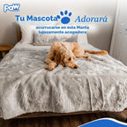 PupProtector - Manta impermeable, color gris, 60 x 50 pulgadas