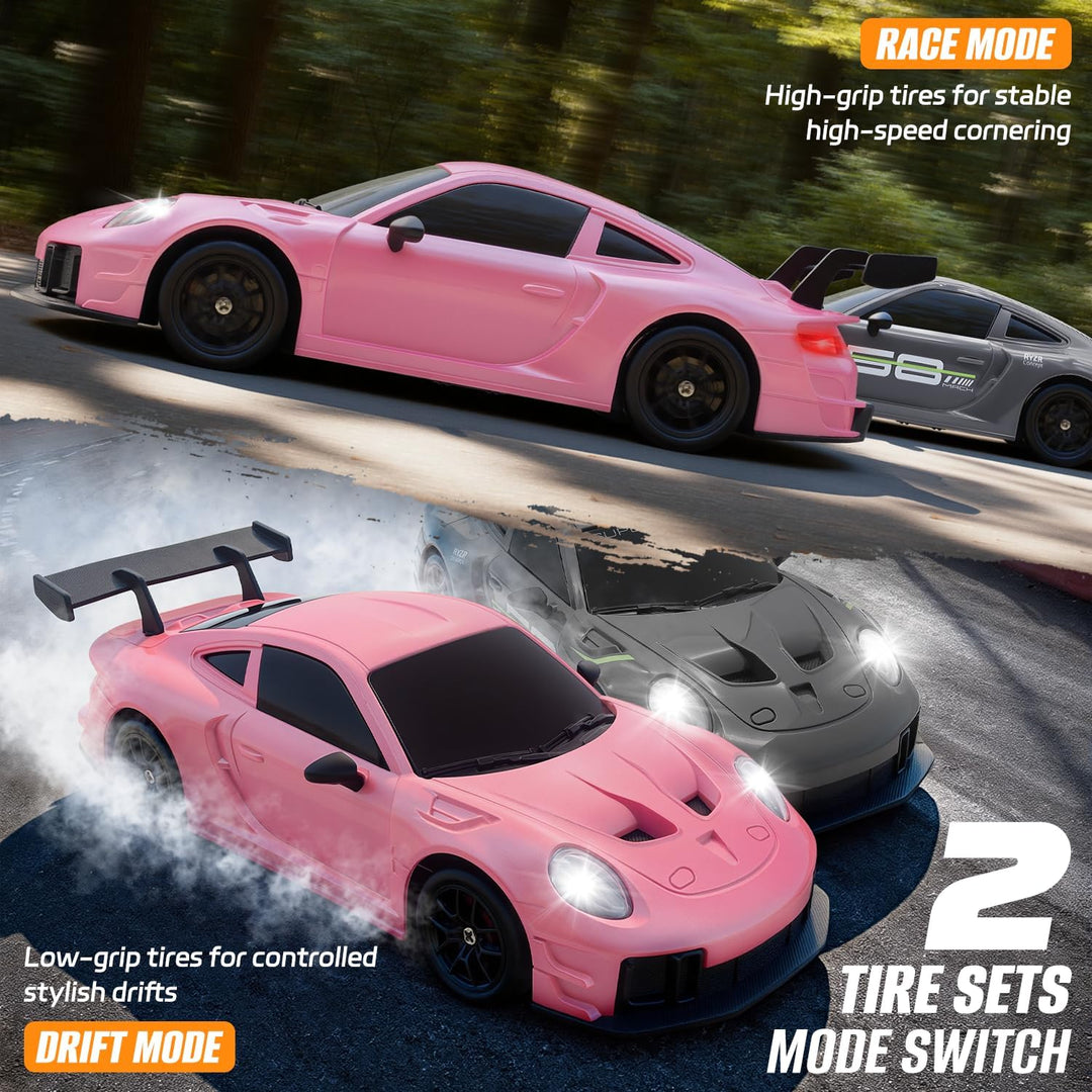 Aka Supaku Coche de deriva a control remoto, 1:24 4WD, vehículo con...
