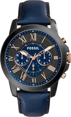 Fossil Reloj para hombre, reloj cronógrafo de cuarzo Grant