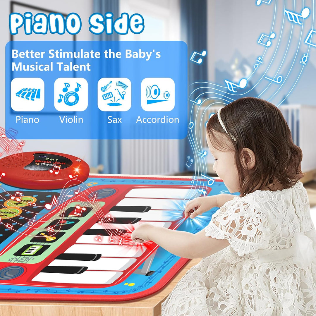 Oripira Juguetes musicales 2 en 1 para niños de 1, 2, 3, 4, 5 años,...