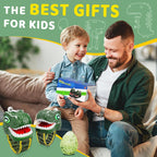 Walkie Talkies de dinosaurio para niños 2 paquetes Equipo de campin...