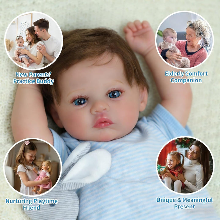 SCOM Muñecas Reborn Baby Niño Meadow de 18 pulgadas \u2013 Recién n...