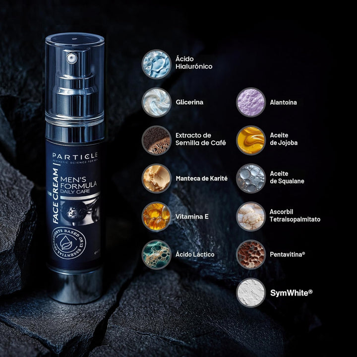 Particle Crema facial 6 en 1 para hombres, humectante hidratante di...