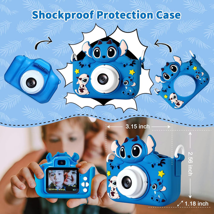 Cámara para niños con tarjeta SD de 32 GB \u2013 Cámara de video di...