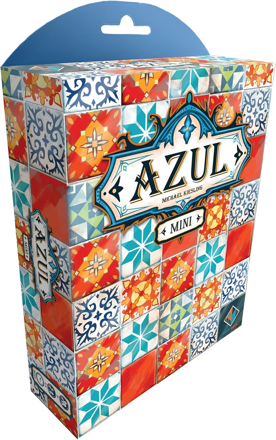 Azul Mini Juego de Mesa - Diversión Portátil de Colocación de Fichas, Juego de Estrategia para Niños y Adultos, Edades 8+, 2-4 Jugadores, Tiempo de Juego de 30-45 Minutos, Fabricado por Next Move