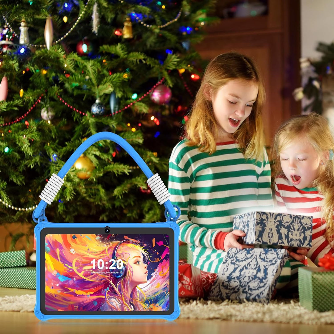 PRITOM Tablet infantil de 7 pulgadas con cordón, tableta Android 13...