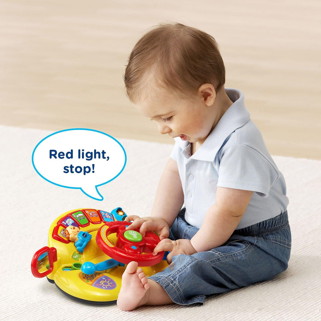 VTech Gira y aprende conductor amarillo