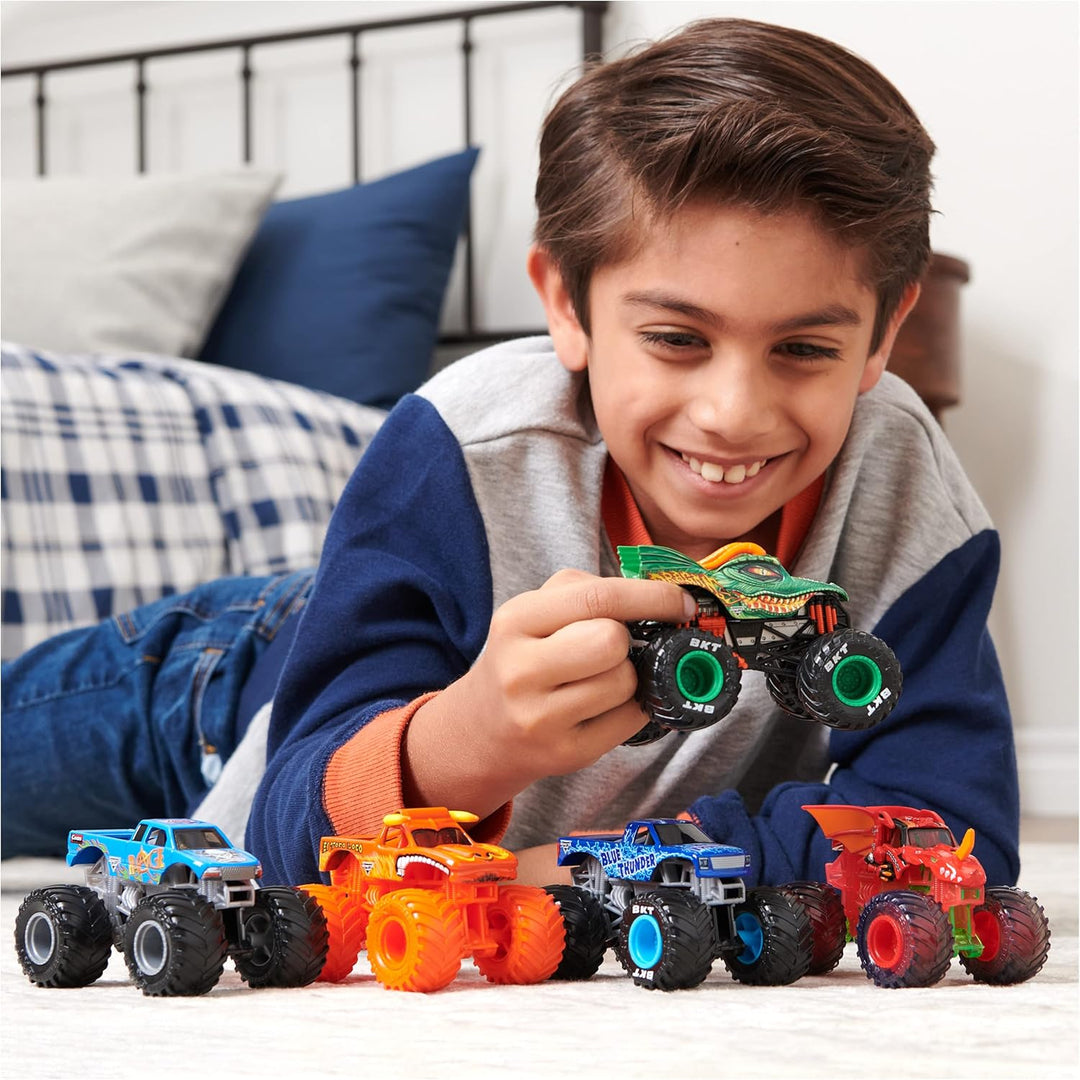 Monster Jam Camión monstruo oficial Sparkle Smash vehículo