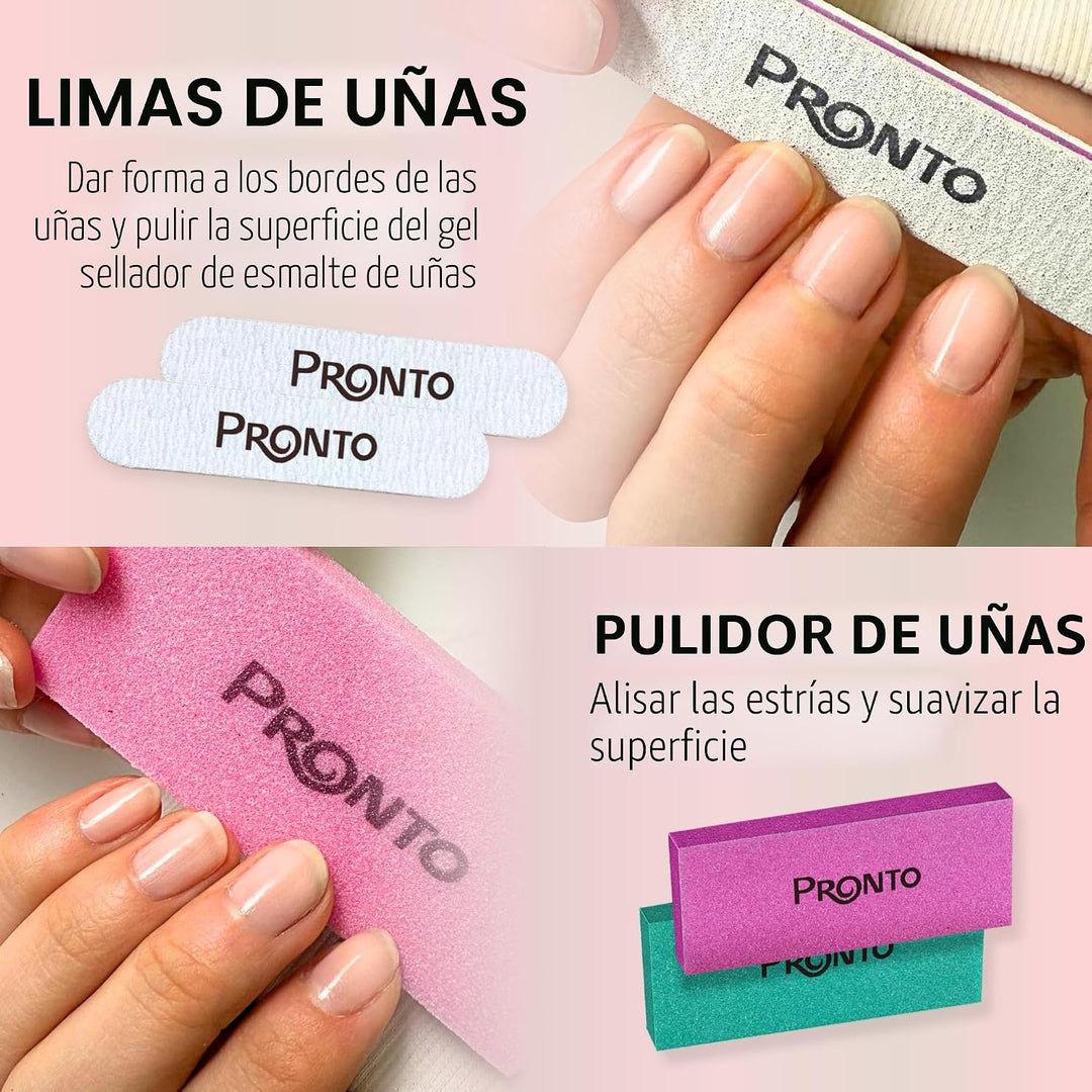 Pronto Kit de removedor de esmalte de uñas de gel \u2013 8 onzas de...