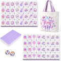 Juego de bloques Kpop Mahjong para 2 jugadores con bolsa de