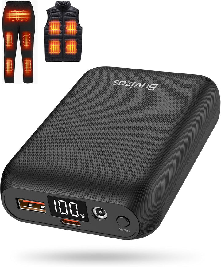 Paquete de batería de chaleco térmico de 7.4 V 16000 mAh compatible...