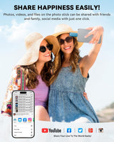 Unidad flash con certificación MFi para iPhone iPad de 512 GB, barr...