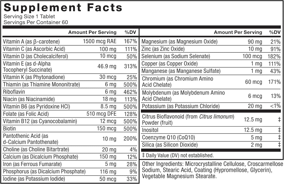 Force Factor Multivitamínico 50 Plus para hombres con 26 vitaminas...
