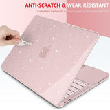 MEEgoodo Funda con purpurina para MacBook Neo de 13 pulgadas versió...