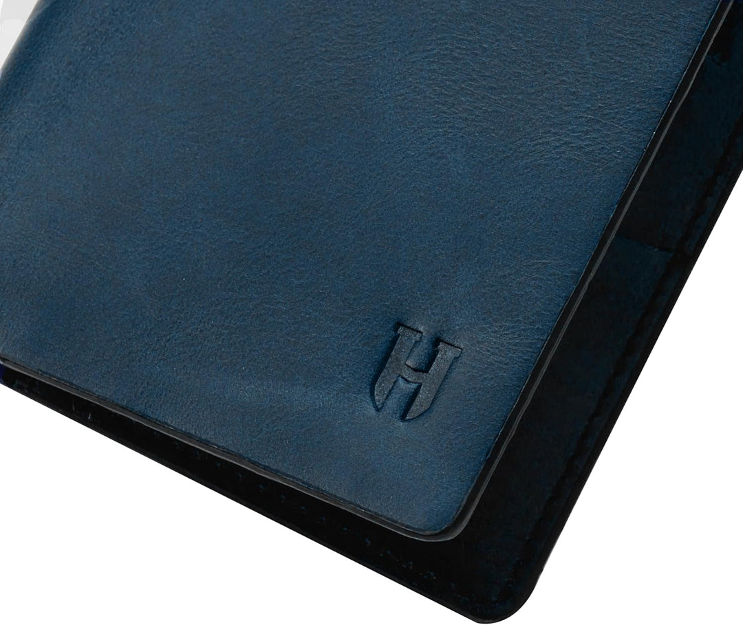 HELMBROOK London Dayton_Vertical_Billetera_Hombres_Parent, Azul mar...