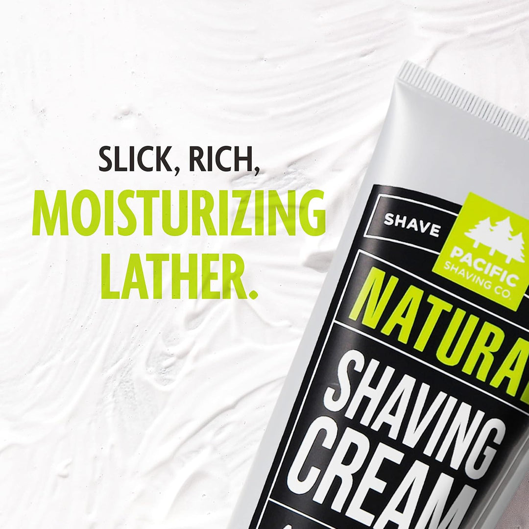 Pacific Shaving Company Crema de afeitar natural, manteca de karité...