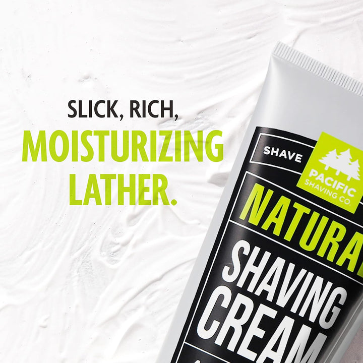 Pacific Shaving Company Crema de afeitar natural, manteca de karité...