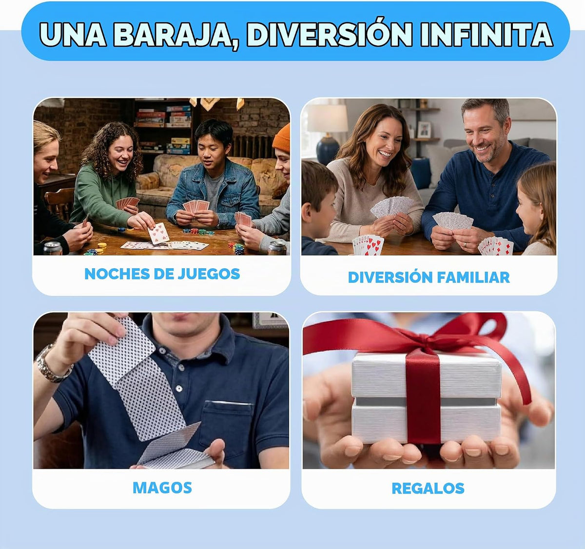 Regal Games [144 mazos] Rockets Juego de cartas a granel para adultos y profesionales - Acabado de lino de 310 GSM - Tarjetas de póquer para Blackjack, Euchre, Canasta - Grado de casino, tarjetas de viaje y noche de juego