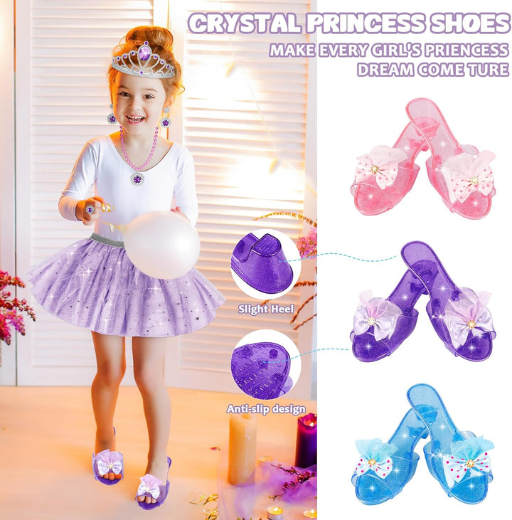 LJZJ Princess Dress Up Toys &amp; Jewelry Boutique, Girls Role Play...