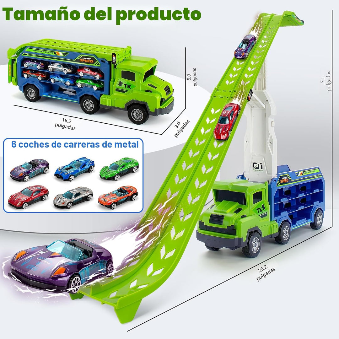 Juguetes para niños de 3, 4, 5, 6, 7 y 8 años, juguetes de camiones...