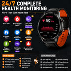 Reloj Inteligente para Hombres con Mapas GPS, AI Smartwatch de 1.46", Llamadas BT/Respuesta de Texto